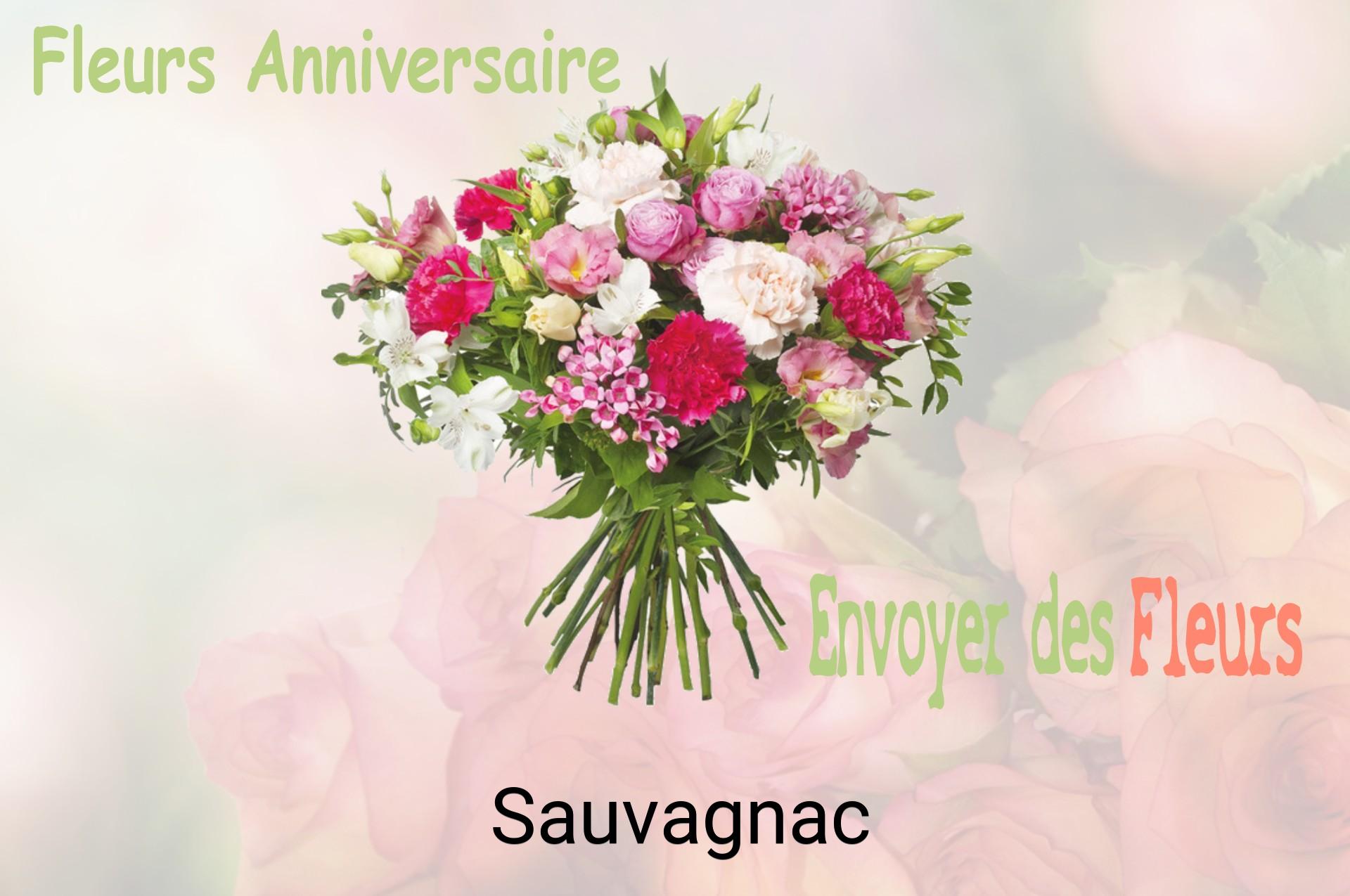 Bouquet de fleurs d’anniversaire livré à Sauvagnac
